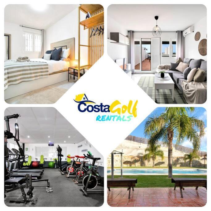 Duplex Con Vistas Al Mar, Piscina Y Gimnasio - Las Abejeras 226 Estepona Exteriör bild